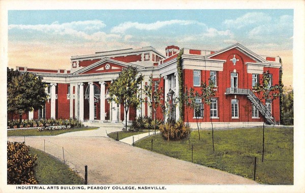 Nashville Tennessee Peabody College Industrial Arts Antique Postcard ...