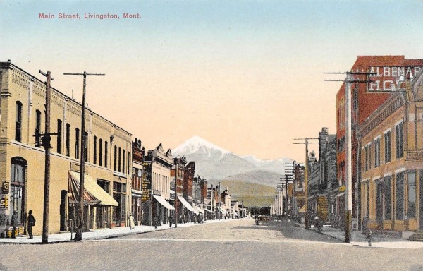 Livingston Montana Main Street Antique Postcard J24587 Mary L   314056 600x384 