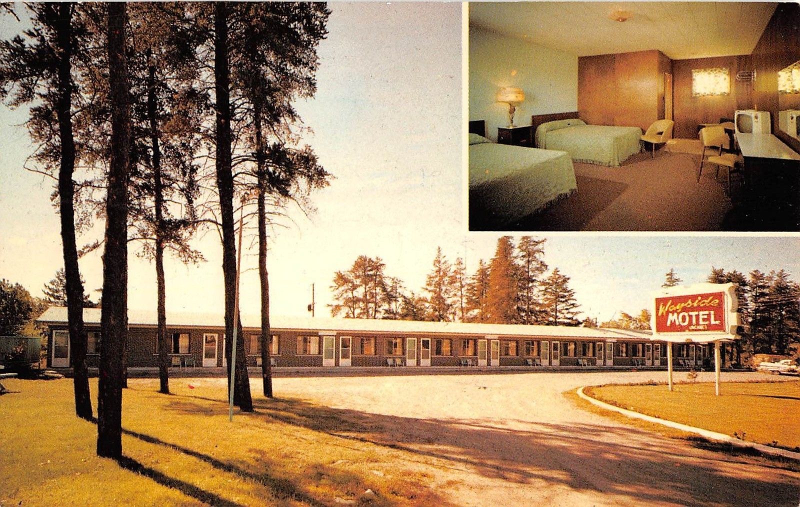 Ontario, Canada Wayside Motel Vintage Postcard (T44) - Mary L. Martin