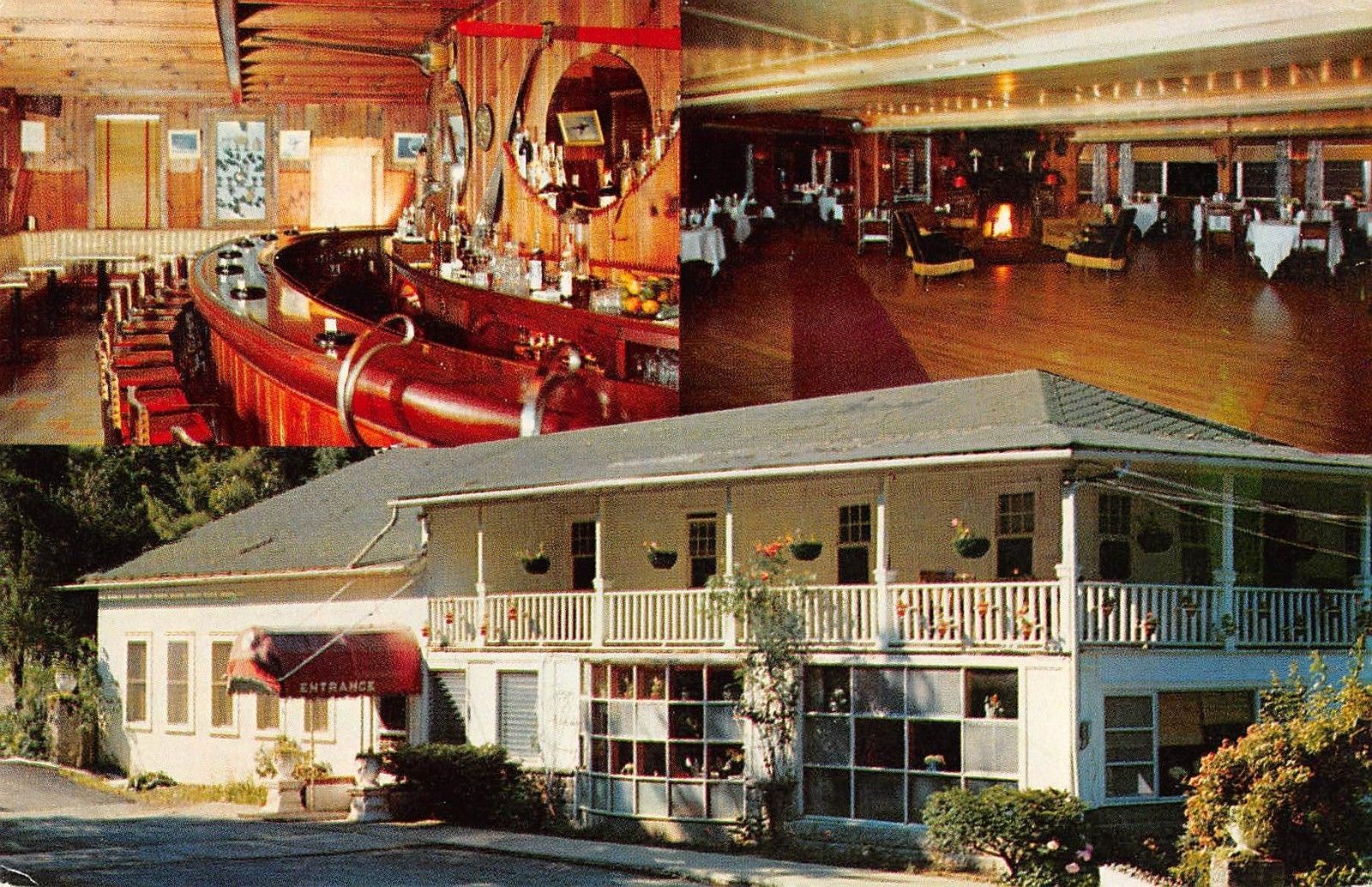 Blairstown New Jersey Sunset Lodge Interior Exterior Views Vintage PC ...