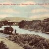 Deposit New York Erie Railroad Bridge Birdseye View Antique Postcard K22998