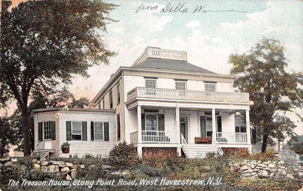 West Haverstraw New York view of The Treason House antique pc Z11507