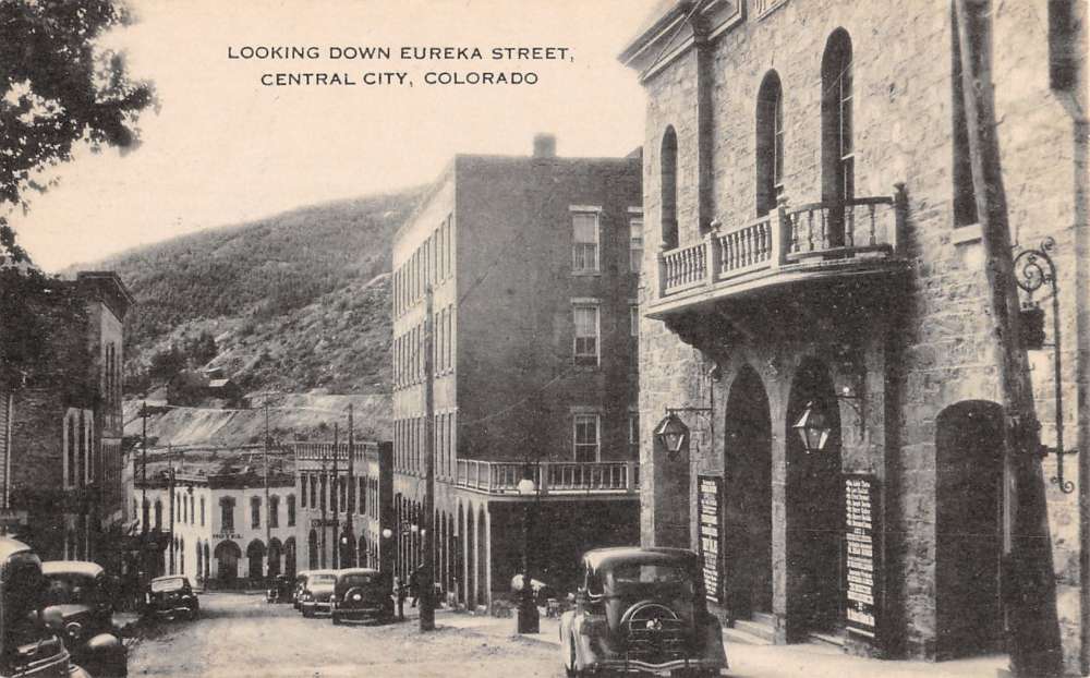 Central City Colorado Eureka Street Scene Historic Bldgs Antique ...