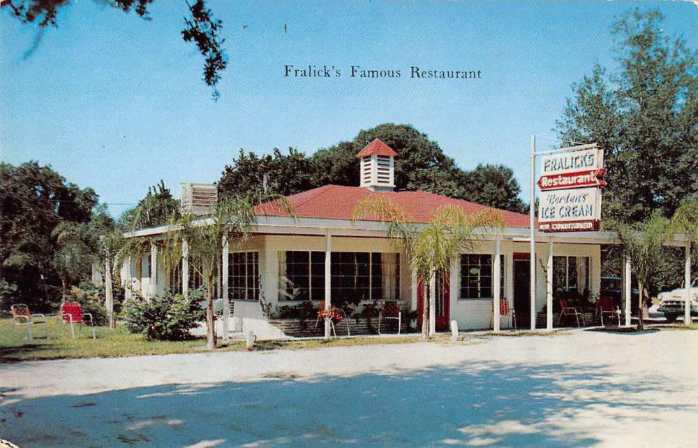 Mount Dora Florida Fralicks Restaurant Vintage Postcard J61206 - Mary L ...