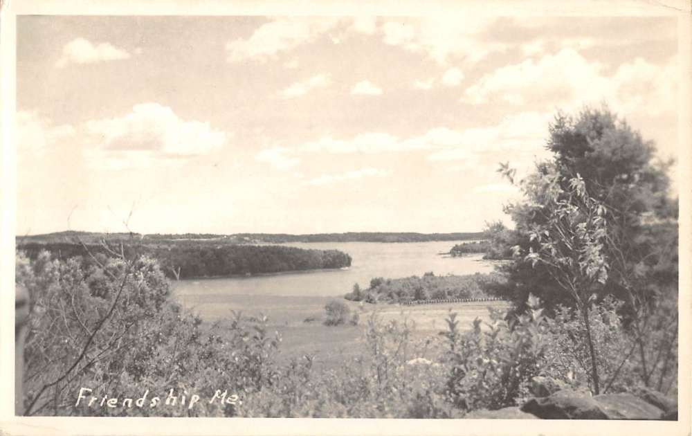 Friendship Maine Scenic View Real Photo Antique Postcard K56599 - Mary ...