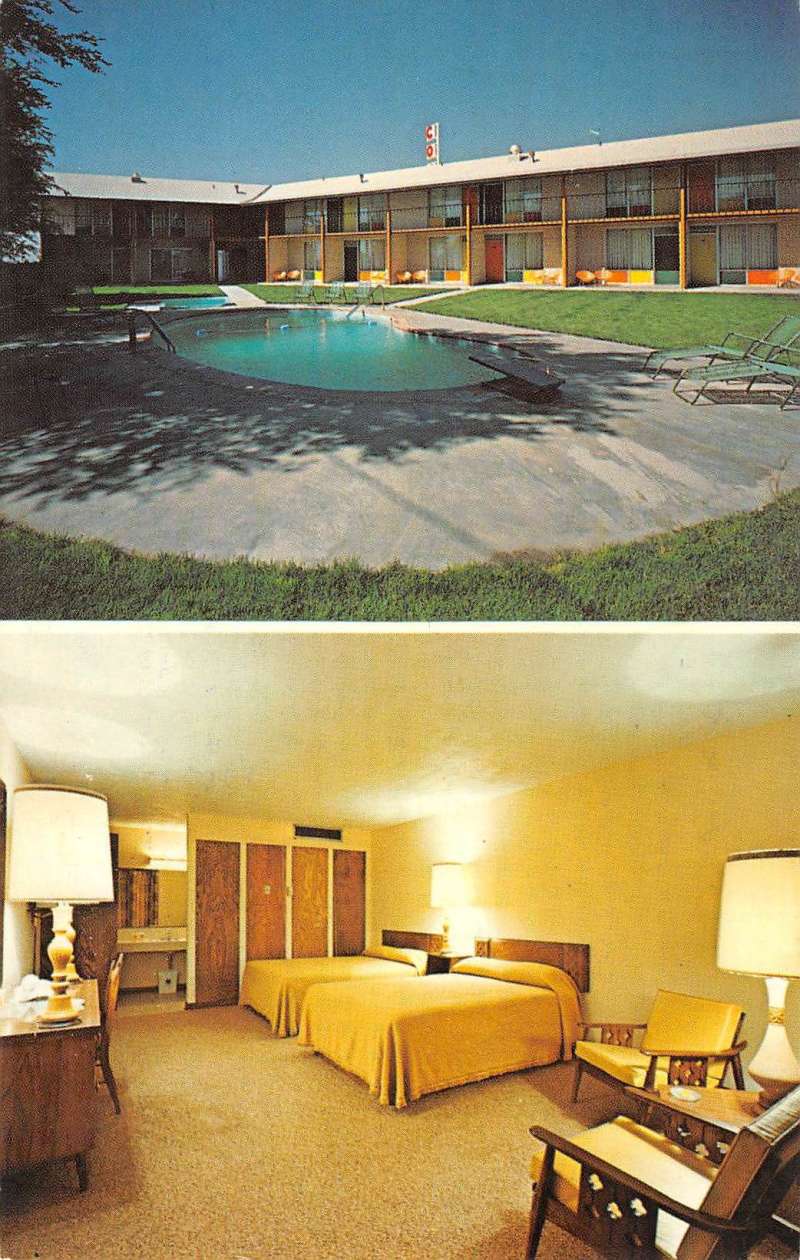 Oakley Kansas Golden Plains Motel Multiview Vintage Postcard K56951 - Mary  L. Martin Ltd. Postcards