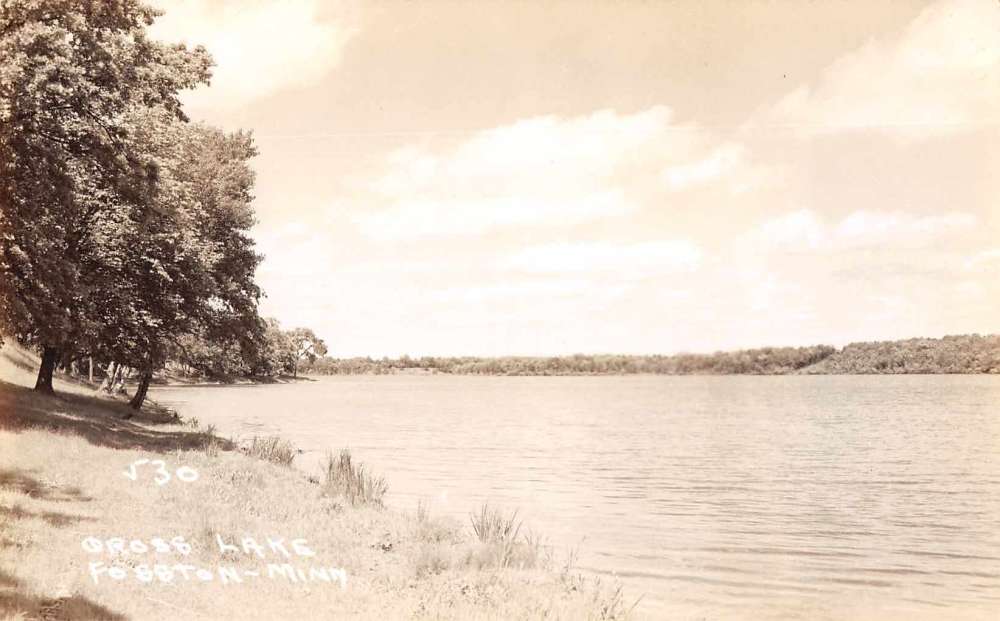 Fosston Minnesota Cross Lake Real Photo Antique Postcard J68502 - Mary ...