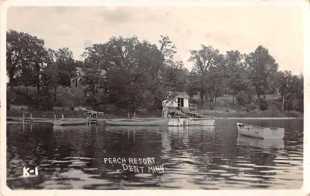 Dent Minnesota Peach Resort Real Photo Antique Postcard J68515 - Mary L ...