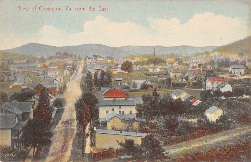 Covington Virginia From the East Antique Postcard J71132 - Mary L ...