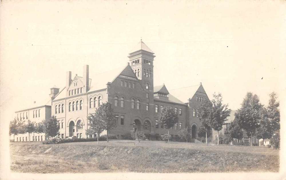 Big Rapids Michigan Ferris Intitute Real Photo Antique Postcard J71186 ...