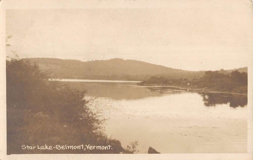 Belmont Vermont Star Lake Real Photo Antique Postcard K78140 - Mary L ...