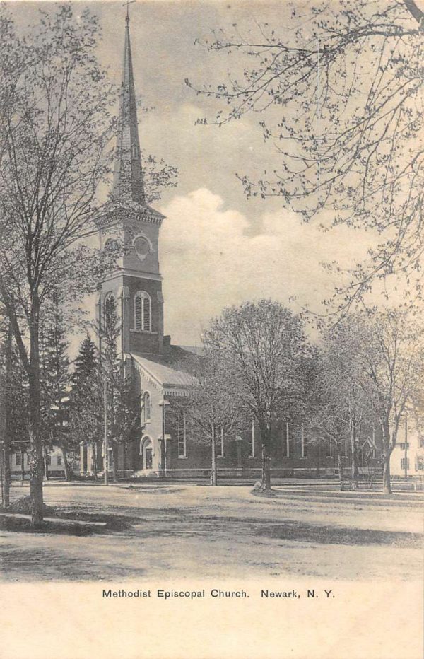 Newark New York Methodist Episcopal Church Antique Postcard K97878