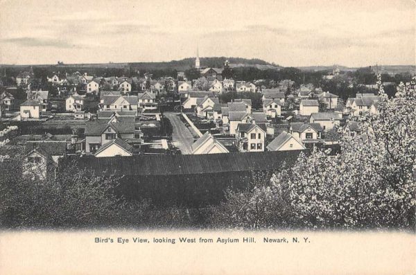 Newark New York Birdseye View Of City Antique Postcard K97881