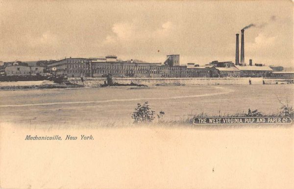 Mechanicville New York Pulp And Paper Co Antique Postcard K97887