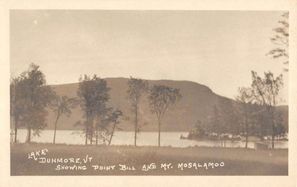 Dunmore Vermont Point Bill Scenic Real Photo Antique Postcard K97927