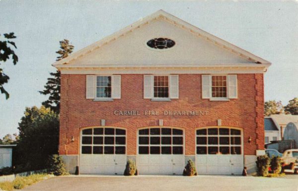 Carmel New York Fire Department Street View Vintage Postcard K98041