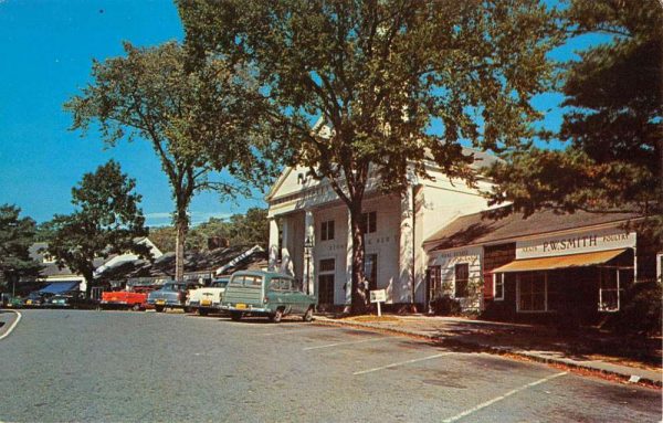 Stony Brook New York Post Office Street View Vintage Postcard K98046