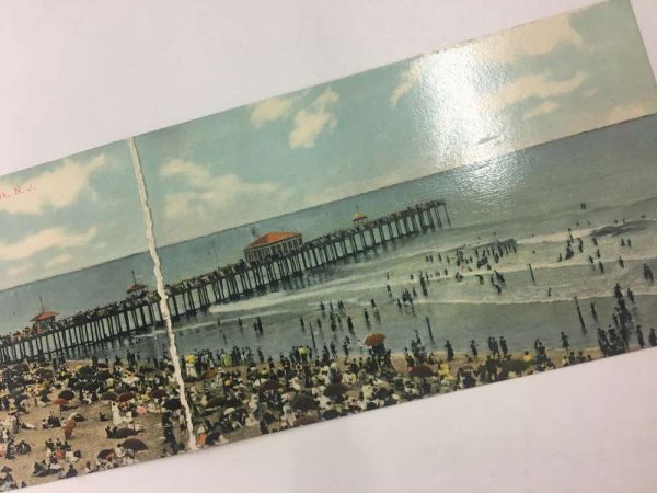 Asbury Park New Jersey Panoramic View Of Beachfront Antique Postcard K98244 - Image 3