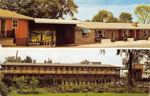 New Hartford New York Valley Brook Motel Multiview Vintage Postcard K99132