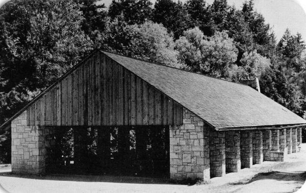 Cookforest State Park Pennsylvania Public Shelters Antique Postcard K99392