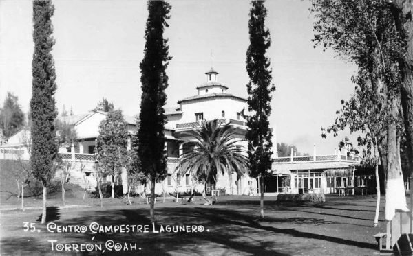 Torreon Mexico Centro Campestre Lagunero Real Photo Antique Postcard J78138