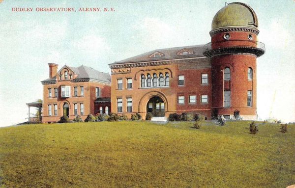 Albany New York Dudley Observatory Street View Antique Postcard K101139