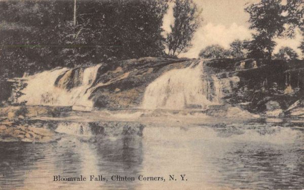 Clinton Corners New York Bloomvale Falls Waterfront Antique Postcard K101565