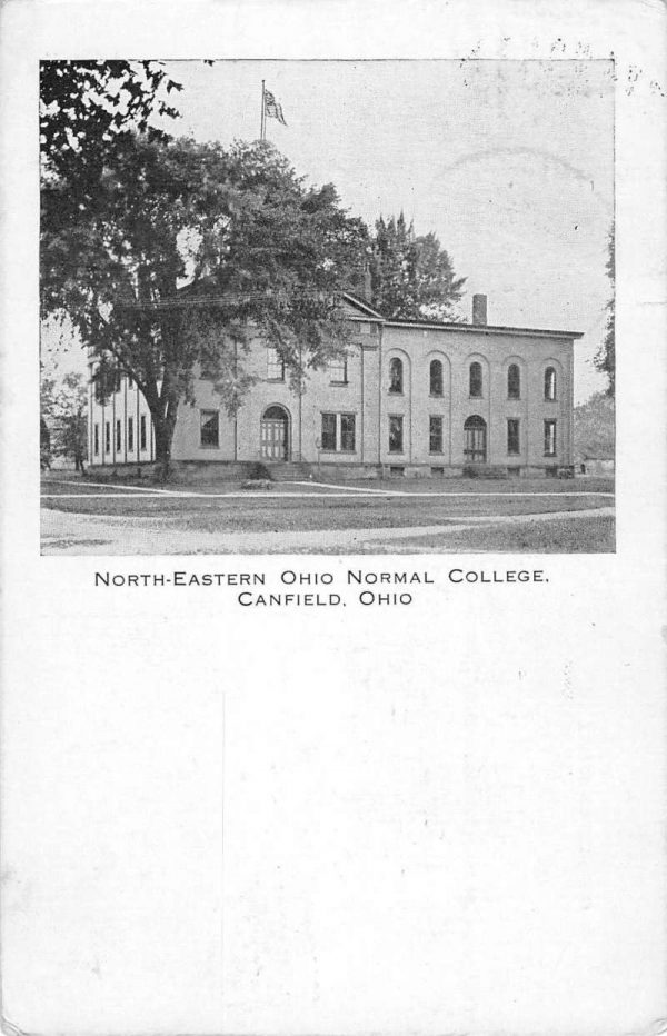 Canfield Ohio North Eastern Normal College Antique Postcard K102535