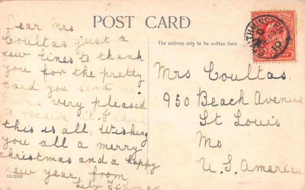 Maldon England Multiview Greetings Antique Postcard J79238 - Image 2