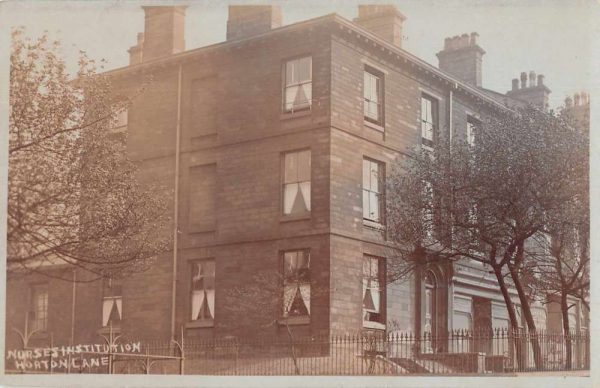 Bradford England Nurses Institution Horton Lane Real Photo Postcard J79286