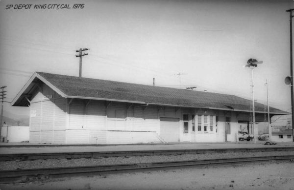 King City California SP Railroad Depot Real Photo Vintage Postcard K103517