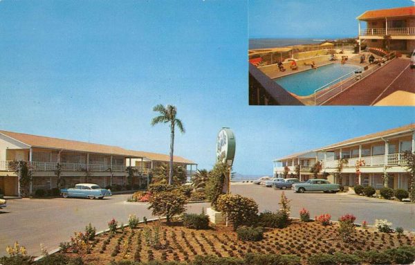 La Jolla California Shores Hotel Multiview Vintage Postcard K103681