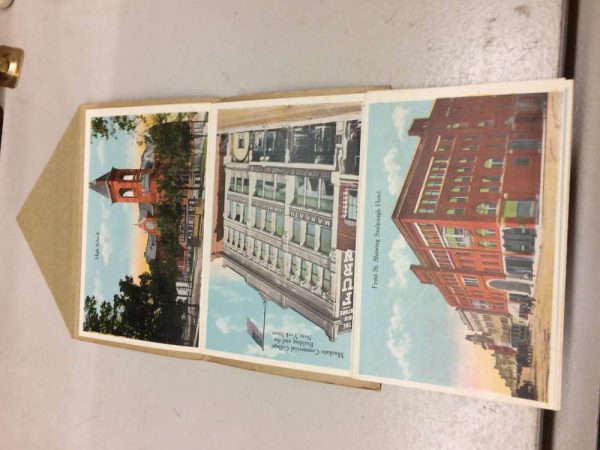 Mankato Minnesota Souvenir folding cards scenic views antique pc Z50057