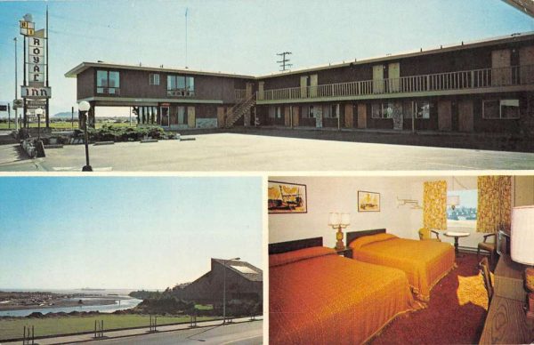 Crescent City California Royal Inn Multiview Vintage Postcard K103967