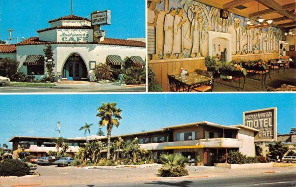 Coronado California La Avenida Restaurant Multiview Vintage Postcard K103973