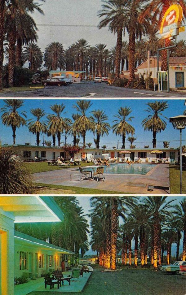 Indio California Western Sands Motel Multiview Vintage Postcard K103979