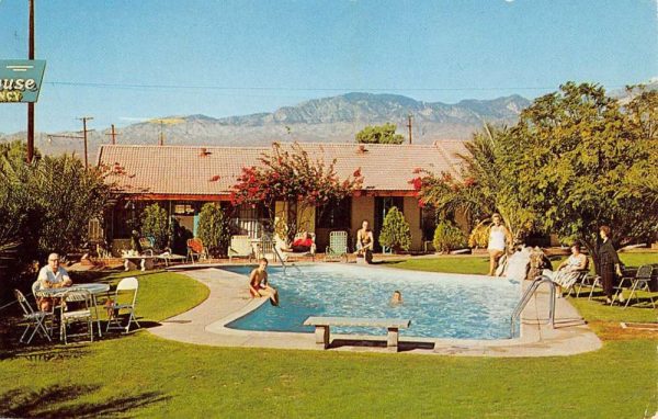 Desert Hot Springs California Town House Pool View Vintage Postcard K103989