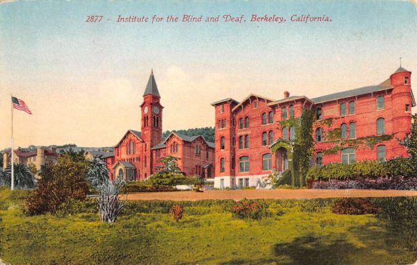 Berkeley California Institute For Blind And Deaf Antique Postcard K104316