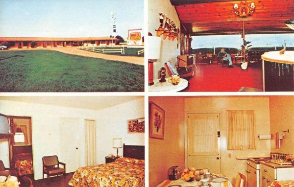 Watsonville California El Rancho Motel Multiview Vintage Postcard K104599