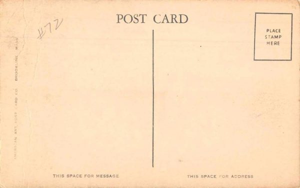 Charlton Massachusetts Joslin Camp Building Antique Postcard J79988 - Image 2