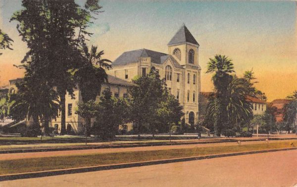 Los Angeles California University Commerce College Antique Postcard K105948