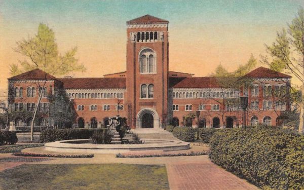 Los Angeles California University Admin Bldg Antique Postcard K105949