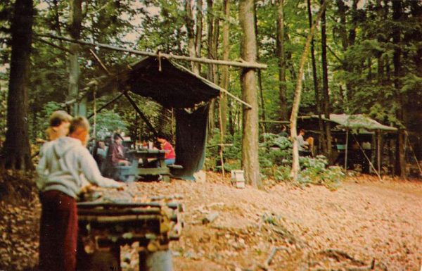 Sandusky New York Camp Vick Frontier Camp Vintage Postcard K106285