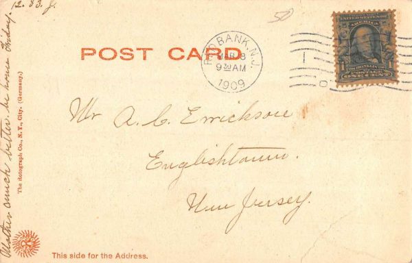 Red Bank New Jersey Shrewsbury River Shore Antique Postcard K106326 - Image 2