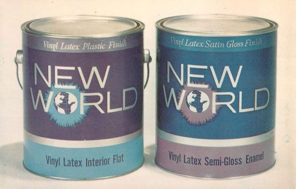 Carlstadt New Jersey New World Chemical Co Latex Paint Vintage Postcard K106412