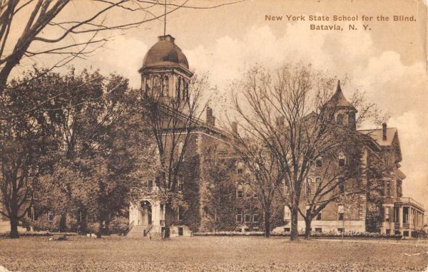 Batavia New York State School For Blind Street View Antique Postcard K106818