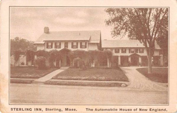 Sterling Massachusetts Sterling Inn Exterior Antique Postcard J81106