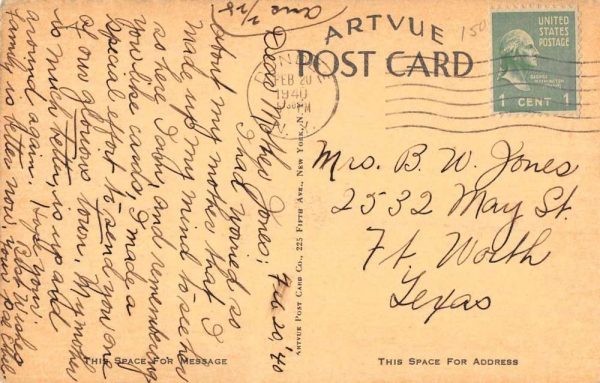 Dundee New York Library Street View Antique Postcard K107992 - Image 2