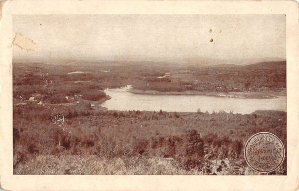 Worcester Massachusetts Wachusett Lake Scenic View Antique Postcard K108003