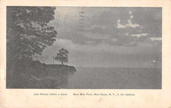 New York Lake Ontario and Nine Mile Point & New Haven antique pc Z50928